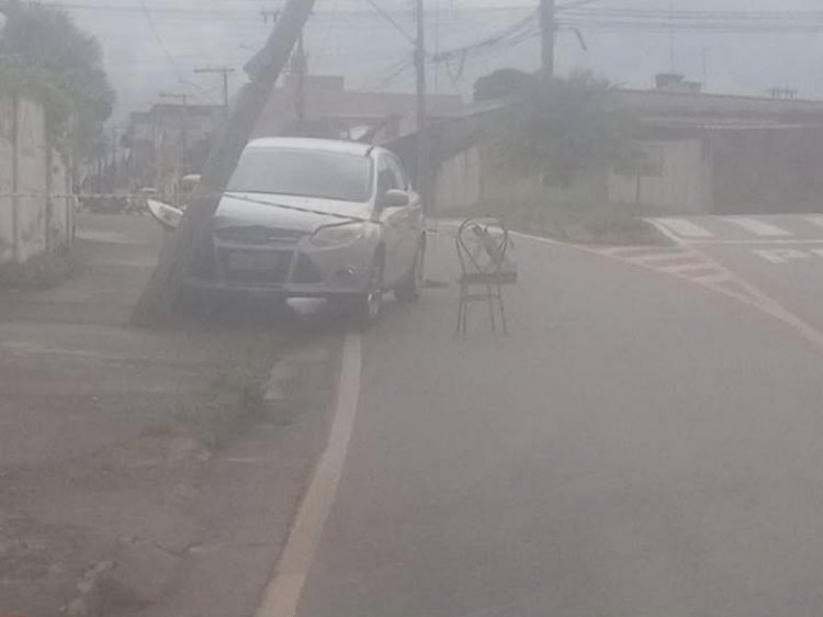 Acidente na manhã desta sexta-feira (13/3) no Santa Edwiges