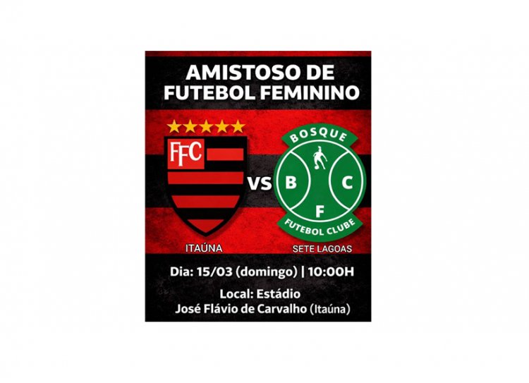 FUTEBOL FEMININO - Domingo tem amistoso no Zé Flávio