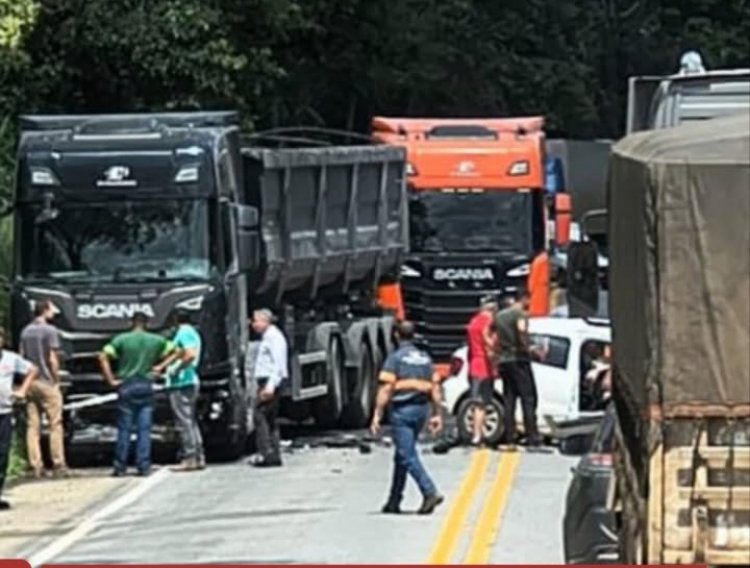 Atualização: Motorista sobrevive após ficar preso às ferragens em acidente na MG-050