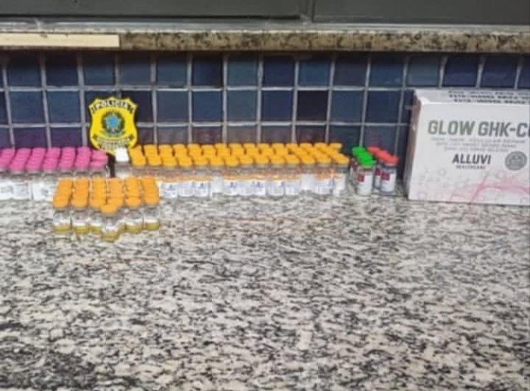 PRF apreende quase 200 ampolas de emagrecedores de origem paraguaia na BR-262