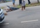 TRÂNSITO - Homem morre e motoqueiro fica gravemente ferido