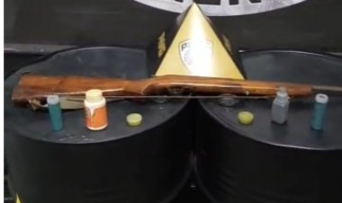 Briga e ameaça com espingarda