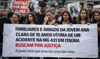Família de jovem ferida em acidente na MG-431 protesta contra soltura de motorista em Itaúna