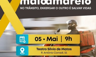 Itaúna abre campanha "Maio Amarelo" com evento no Teatro Sílvio de Matos