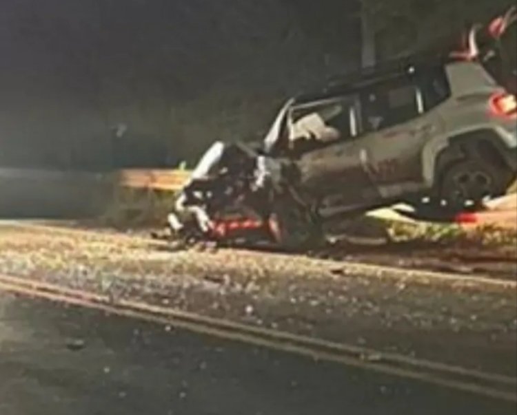 Colisão frontal na MG-050 em Itaúna deixa um morto e um gravemente ferido