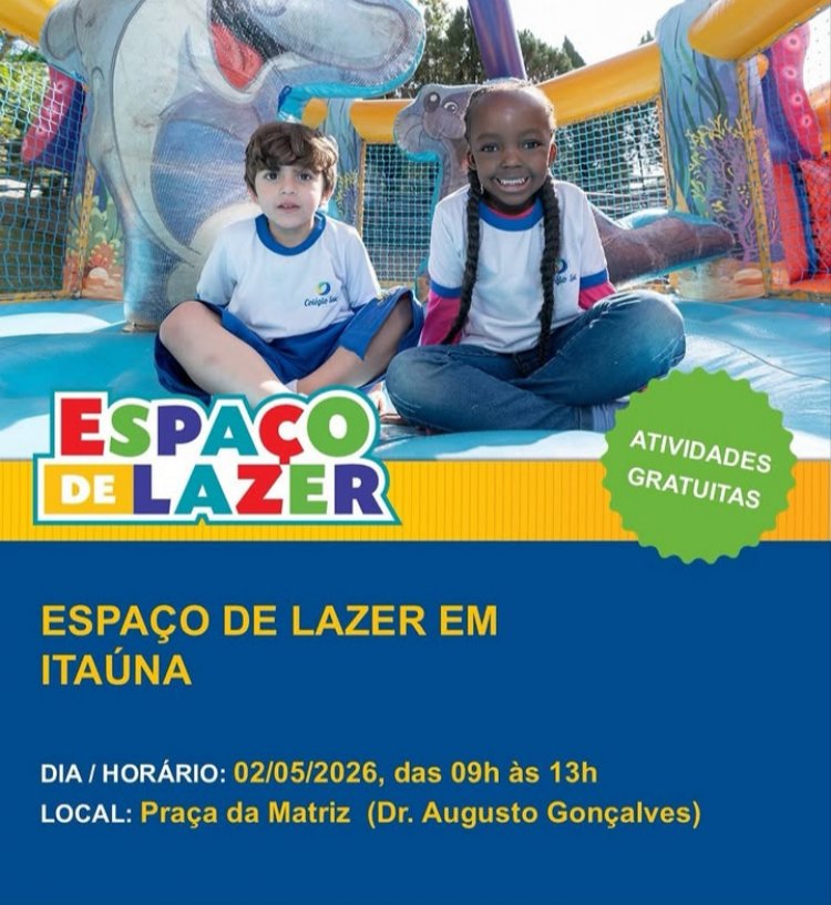 Itaúna recebe projeto "Espaço de Lazer" do Sesc em maio