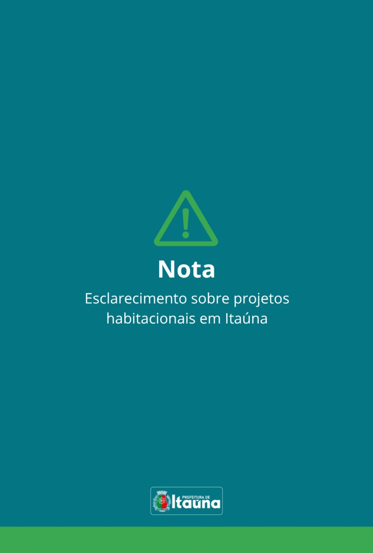É MENTIRA! - Prefeitura desmente notícia sobre “casas no Buracão”
