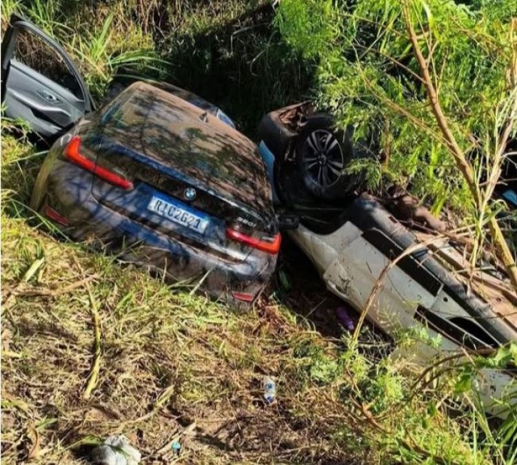MORTE NA RODOVIA - Fiat Toro e BMW colidem e homem morre no acidente