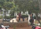 Ação social acolhe mulher em situação de rua na Praça da Matriz