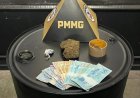 PM apreende drogas e dinheiro após denúncia anônima em Itaúna