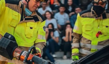 Itaúna realiza simulação de acidente realista para conscientizar sobre segurança no trânsito