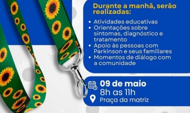 Prefeitura promove ação de conscientização sobre a Doença de Parkinson neste sábado