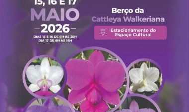 Itaúna sedia 44ª Exposição de Orquídeas com foco na Cattleya Walkeriana