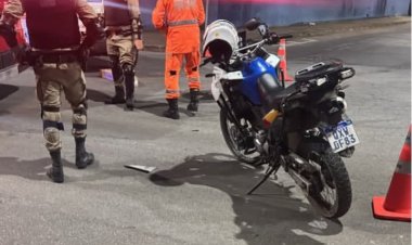 Acidente mobiliza autoridades no bairro de Lourdes, em Itaúna