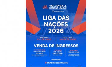 Ingressos para a Liga das Nações de Vôlei 2026