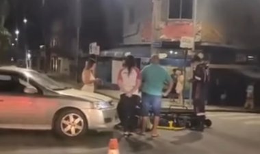 Atropelamento deixa homem ferido na Avenida Manoel da Custódia