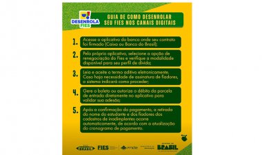 Desenrola Fies 2026 abre renegociação com descontos de até 99%