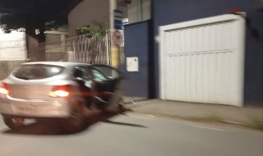 Acidente na Avenida Dr. Miguel Augusto Gonçalves assusta moradores