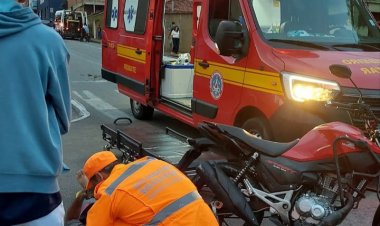 Acidente no Parque Jardim mobiliza Corpo de Bombeiros em Itaúna