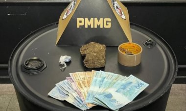 PM apreende drogas e dinheiro após denúncia anônima em Itaúna