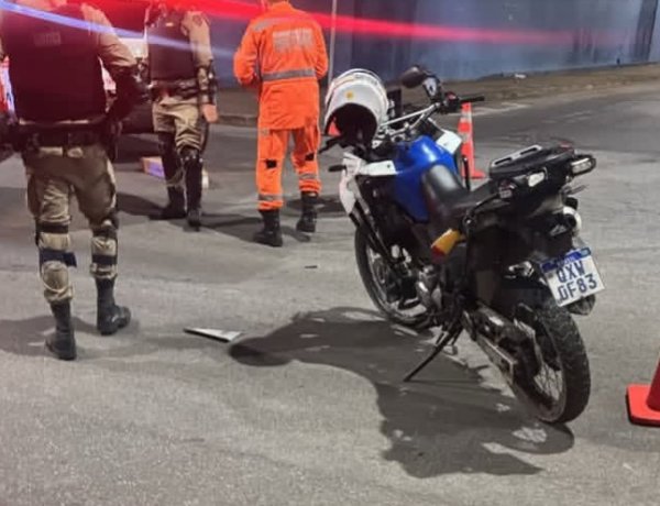 Acidente mobiliza autoridades no bairro de Lourdes, em Itaúna
