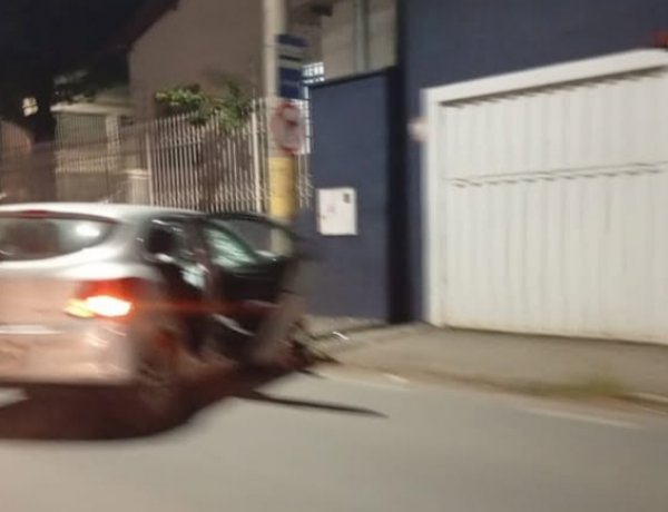 Acidente na Avenida Dr. Miguel Augusto Gonçalves assusta moradores