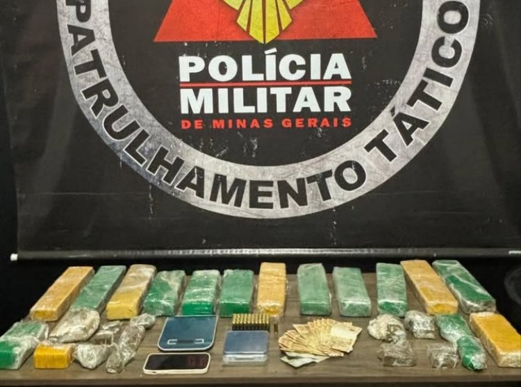 Polícia prende jovem por tráfico no bairro Santa Edwiges II, em Itaúna