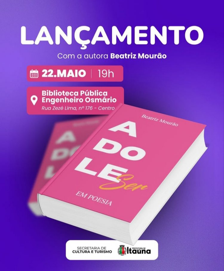 Itaúna celebra o talento jovem com o lançamento de "Adole Ser em Poesia"