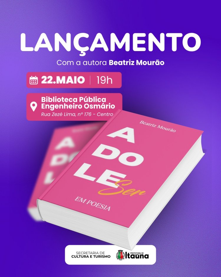LANÇAMENTO - “Adole Ser em Poesia” é o título da obra