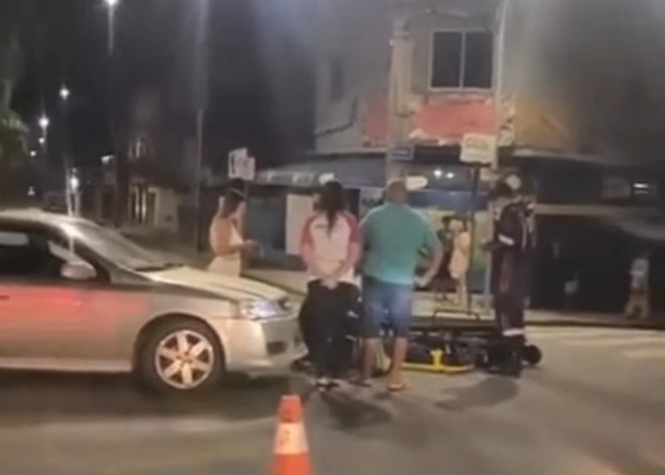 Atropelamento deixa homem ferido na Avenida Manoel da Custódia