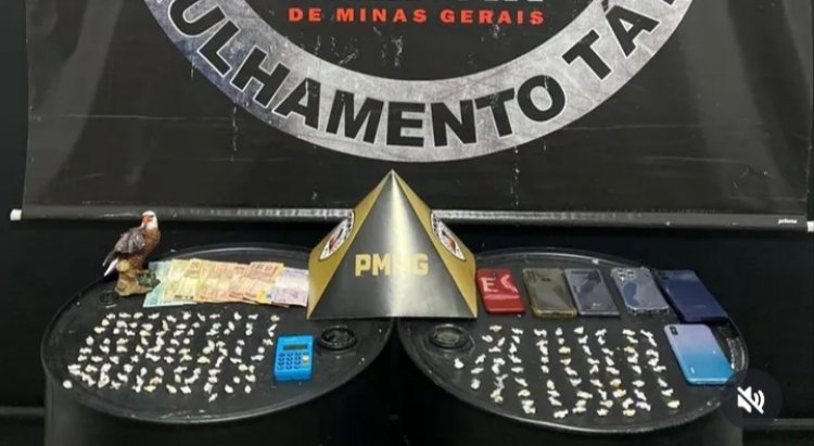 Jovem de 21 anos é preso com cerca de 200 pedras de crack