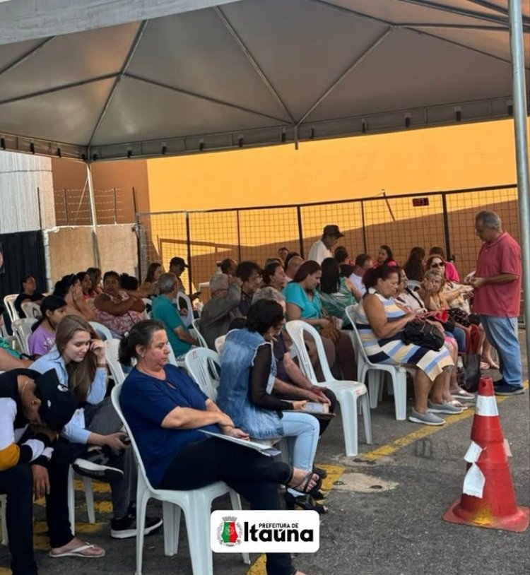 Mutirão de saúde em Itaúna oferece cerca de mil exames gratuitos para zerar fila do SUS