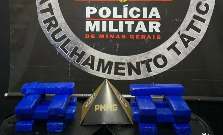 Operação policial resulta na apreensão de 14 barras de maconha em Itaúna