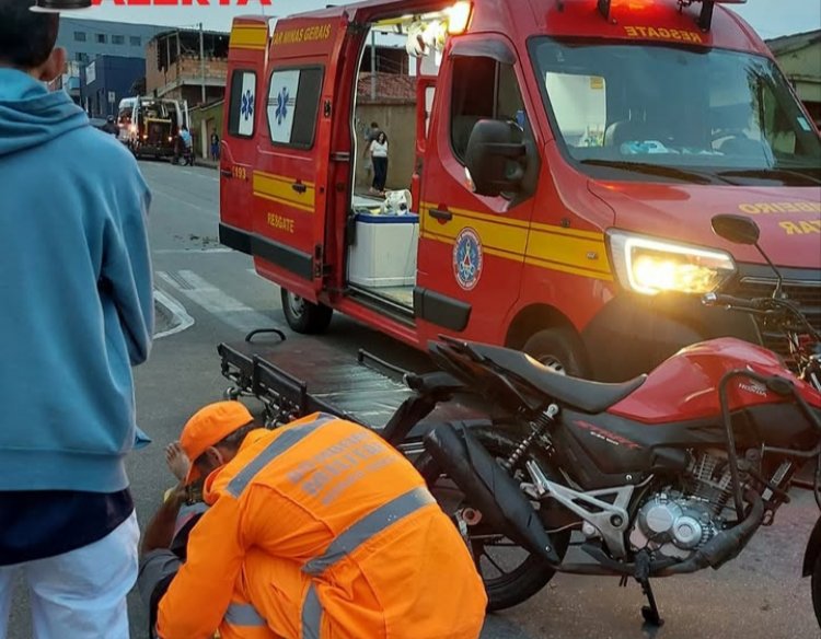 Acidente no Parque Jardim mobiliza Corpo de Bombeiros em Itaúna