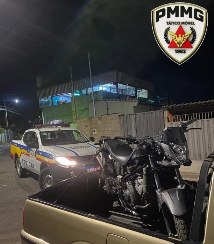 Jovem com extensa ficha criminal é preso com moto roubada e drogas em Santanense