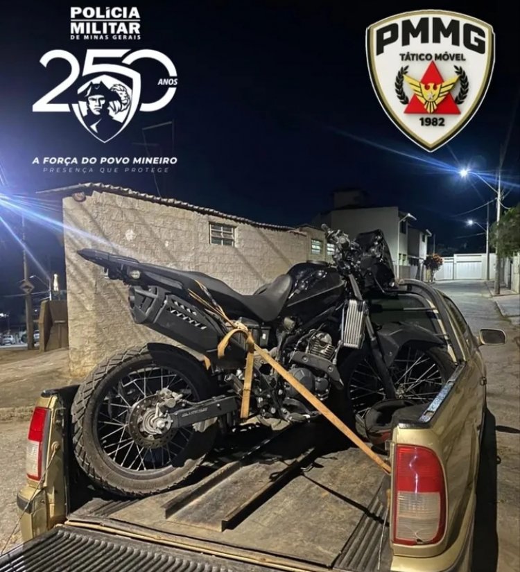 Jovem com extensa ficha criminal é preso com moto roubada e drogas em Santanense