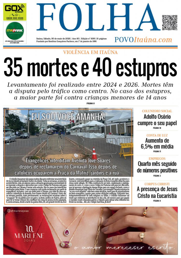 EDIÇÃO ITAÚNA - 1689 - 30-05 OK
