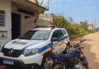 PM recupera moto furtada em Itatiaiuçu; suspeito foge por mata