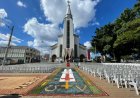 CORPUS CHRISTI  BELEZA E FÉ NA PRAÇA - Tapetes confeccionados em Itaúna ganham as redes sociais e “viajam o mundo”
