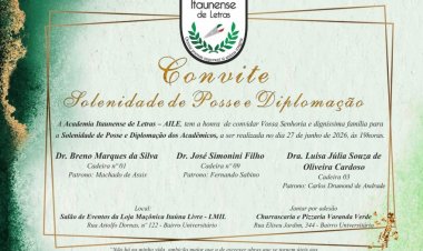 AILE empossa Simonini,  Breno Marques e Luísa Cardoso