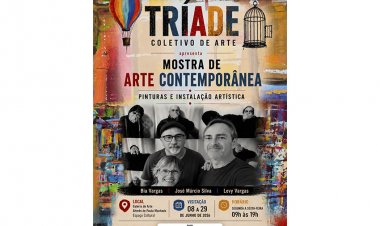 ARTES PLÁSTICAS - “Tríade: Coletivo de Arte” já pode ser visitada