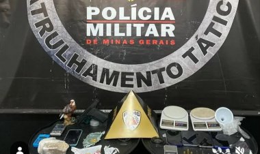 PM prende dupla por tráfico de drogas perto de escola na Várzea da Olaria