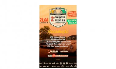 CULTURA - Rio Manso recebe a 2ª edição do  Encontro de Fuscas
