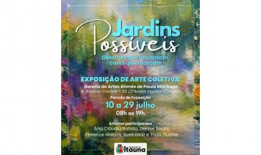 ARTES PLÁSTICAS - “Jardins Possíveis” na Galeria Ahmés de Paula Machado