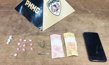 TRÁFICO - PM apreende maconha e  10 comprimidos de ecstasy