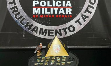 PM apreende 28 porções de maconha após denúncia no bairro Vila Vilaça, em Itaúna