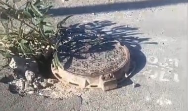 Tentativa de furto de tampão de bueiro deixa buraco exposto no Jadir Marinho