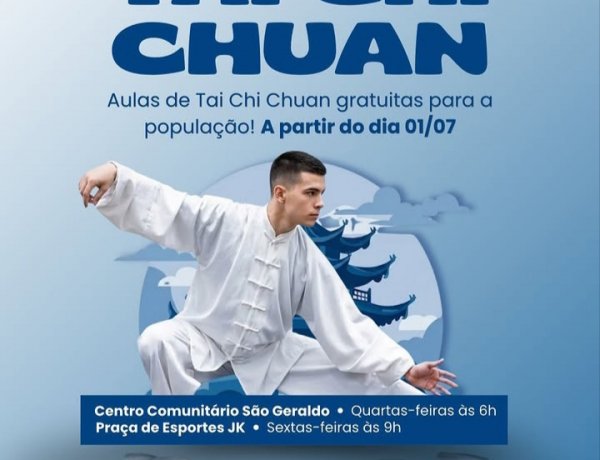 Prefeitura de Itaúna amplia horários de aulas gratuitas de Tai Chi Chuan
