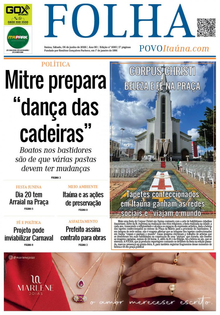 EDIÇÃO ITAÚNA - 1690 - 06-06-2026