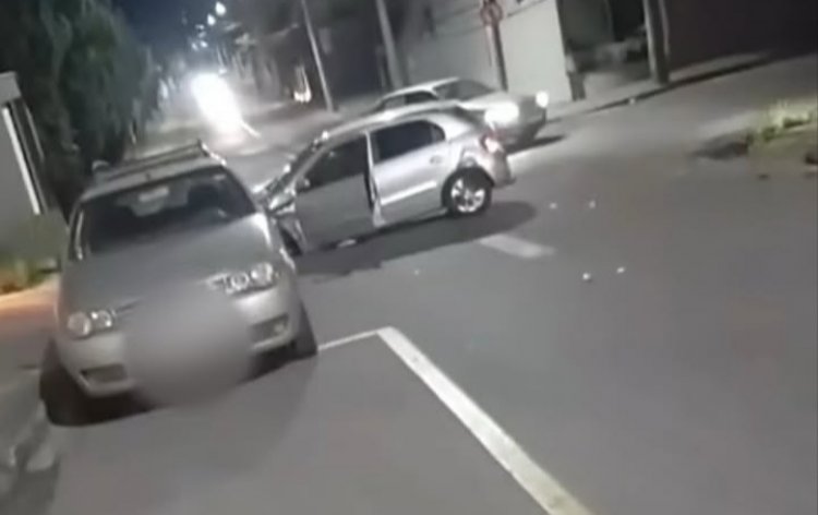 Colisão entre dois veículos mobiliza atenção no bairro Cerqueira Lima, em Itaúna